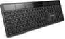 Voxicon Solar Wireless Keyboard S02WL - stilig trådløst tastatur med solenergi Trådløs Nordisk