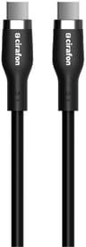 Cirafon USB-C 240w Oplaadkabel Silicone - Snel opladen en flexibiliteit 1.3m USB-C USB-C Zwart