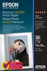 Epson Papper Photo Premium Glossy 13X18cm 30-ark 255G 