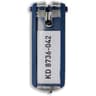 Durable Nyckelbricka Key Clip Blå 6st 
