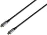 Cirafon USB-C-kabel USB4 240W 20Gbps DP1.4 – Voor vergaderruimtes en dockingstations 3m USB-C USB-C Zwart