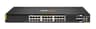HPE Aruba Networking CX 6300M 24p Smart Rate 1G/2.5G/5G/10G Class6 PoE 2p 50G 2p 25G Switch Strömförsörjning via Ethernet (PoE) stöd 