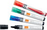 Nobo Pennor Flytande Bläck Mejselspets 4mm Mixade Färger 10st - Whiteboard