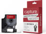 Capture Tape D1 12mm White/Black 