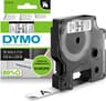 Dymo Tape D1 12mm Zwart/Wit