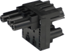 Axessline Seriekopplingsanslutningsblock 1x 3PC (Hane) - 2x 3PC (Hona) 3PC 2 X 3PC