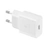 Samsung Wall Charger 15W + USB-C Cable 1m Hvid