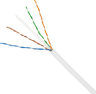 Direktronik CAT6 UTP Bulkkabel Slank 4,1mm Wit 100 m 