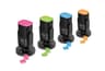 Røde COLORS - 4 Gekleurde kabelmarkeringen + Deksel 