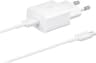 Samsung EP T1510 Strömadapter 15W + USB-C Kabel 1m Vit