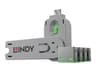 Lindy Port Blocker USB Grön 4 Lås en Nyckel