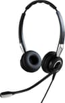 Jabra BIZ 2400 II QD Duo NC Wideband Balanced Stereo Sølv, Svart