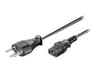 Microconnect Strömkabel 1.8m Strömkontakt typ J C13 Svart
