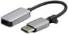 Prokord Video Adapter Premium DP-HDMI DisplayPort HDMI Grå, Sort