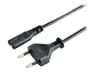 Prokord Strömkabel 2m CEE7/16 C7 Svart