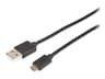 Prokord USB-kabel 0.5m USB-A Micro USB-B Svart