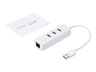 TP-Link UE330 USB Network Adapter with USB hub USB-A 3.2 Gen 1 (3.1 Gen 1)