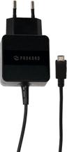 Prokord Wallcharger Micro Usb 5.25v@3a - 1.8m 1.8m Zwart