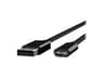 Zebra Communication/Charging Cable USB C - USB A 1m 1m USB-A USB-C Zwart