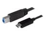 Startech USB-kabel 1m USB-C USB-B Sort