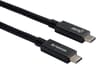 Prokord USB C-kabel USB certified (100W) 0.25m USB-C USB-C Sort