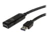 Startech 3m USB 3.0 Active Extension Cable 3m USB-A USB-A Svart