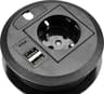 Prokord Inbouw Bureau Stopcontact met USB-A, USB-C en Kabeldoorvoer 