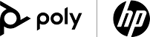 Poly + HP logo