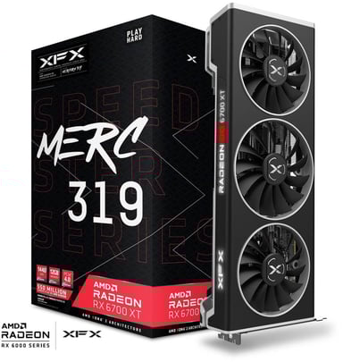 XFX Radeon RX 6700 XT MERC 319 BLACK 12GB null