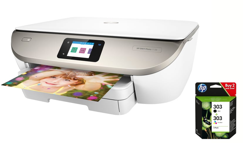 HP Envy Photo 7134 A4 AllInOne + Bläck Dustin.se