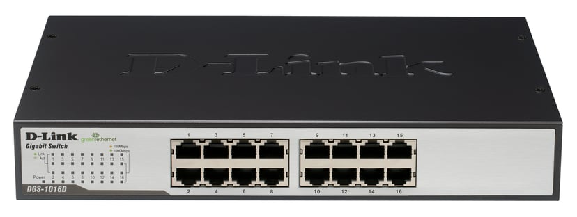 DLink DGS1016D 16Port Gigabit Desktop Switch Dustin.se
