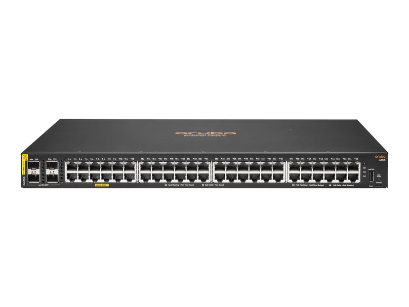 HPE Aruba 6100 48G Class4 PoE 4SFP 370W Switch Dustinhome No   Hpe Aruba 6100 48g Class4 Poe 4sfp 370w Switch 