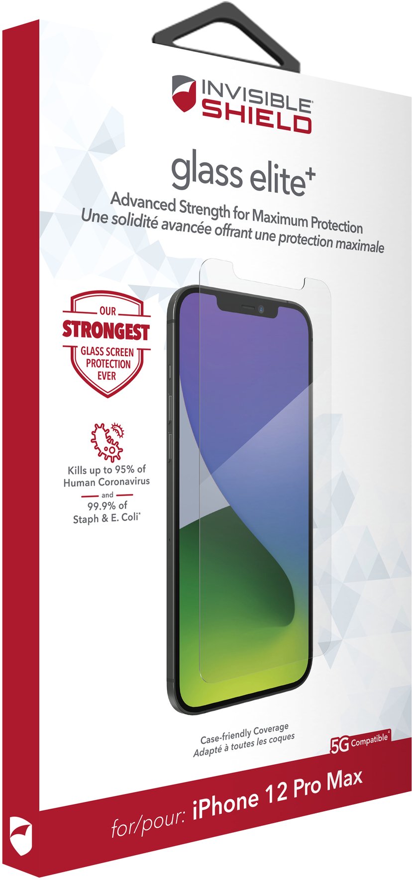 Zagg InvisibleShield Glass Elite+ iPhone 12 Pro Max Dustin.se