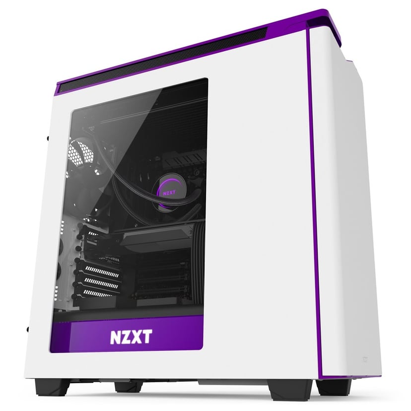 NZXT H440 New Edition Lila, Vit | Dustin.se