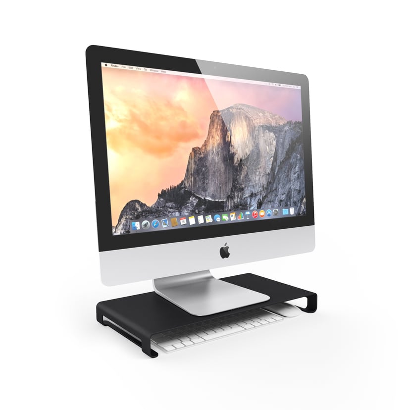 Satechi Aluminum Slim Monitor Stand Black Dustinhome.dk