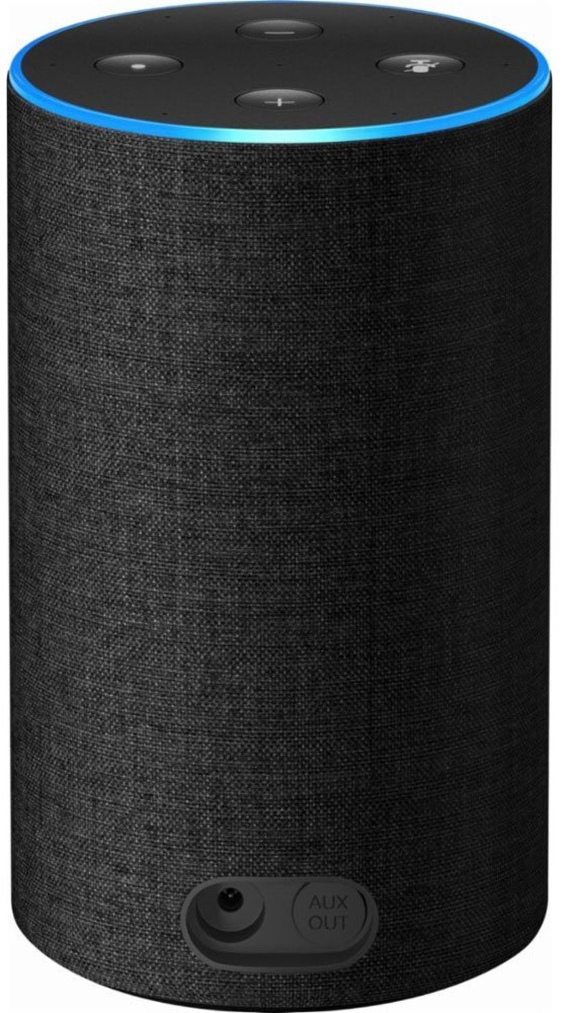 Amazon Echo 2nd Gen Charcoal Fabric | Dustinhome.se