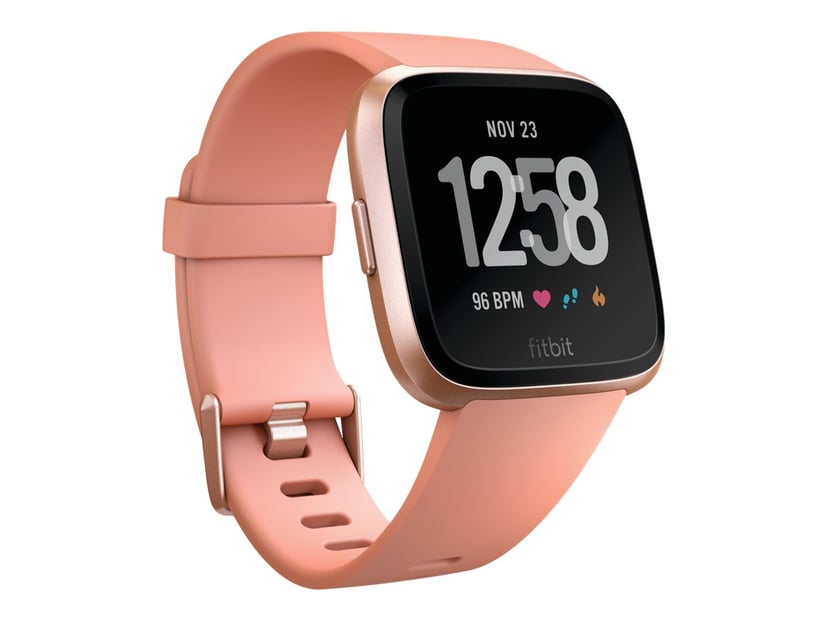 fitbit versa peach rose