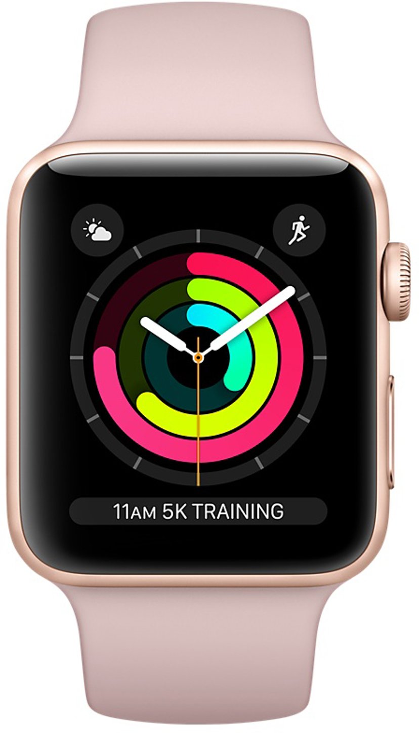 apple watch series 3 38mm gold aluminum case
