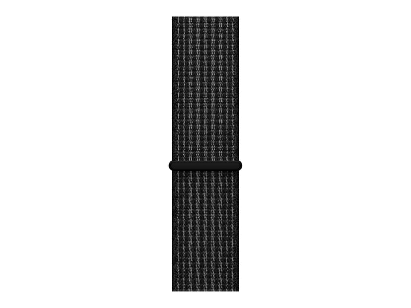 apple watch nike  space gray aluminum case with black nike sport loop
