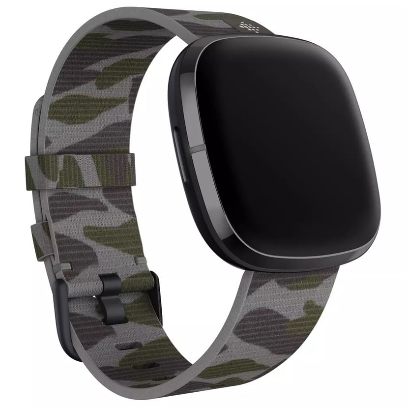 Fitbit Armband Large Vävt Camo Versa 3/Sense Dustinhome.se