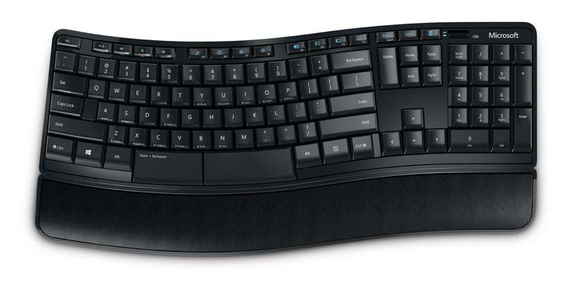 Microsoft Sculpt Comfort Keyboard tangentbord Nordiska länderna Dustin.se