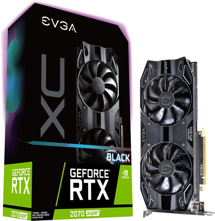 EVGA Geforce RTX 2070 Super Black Gaming | Dustin.dk