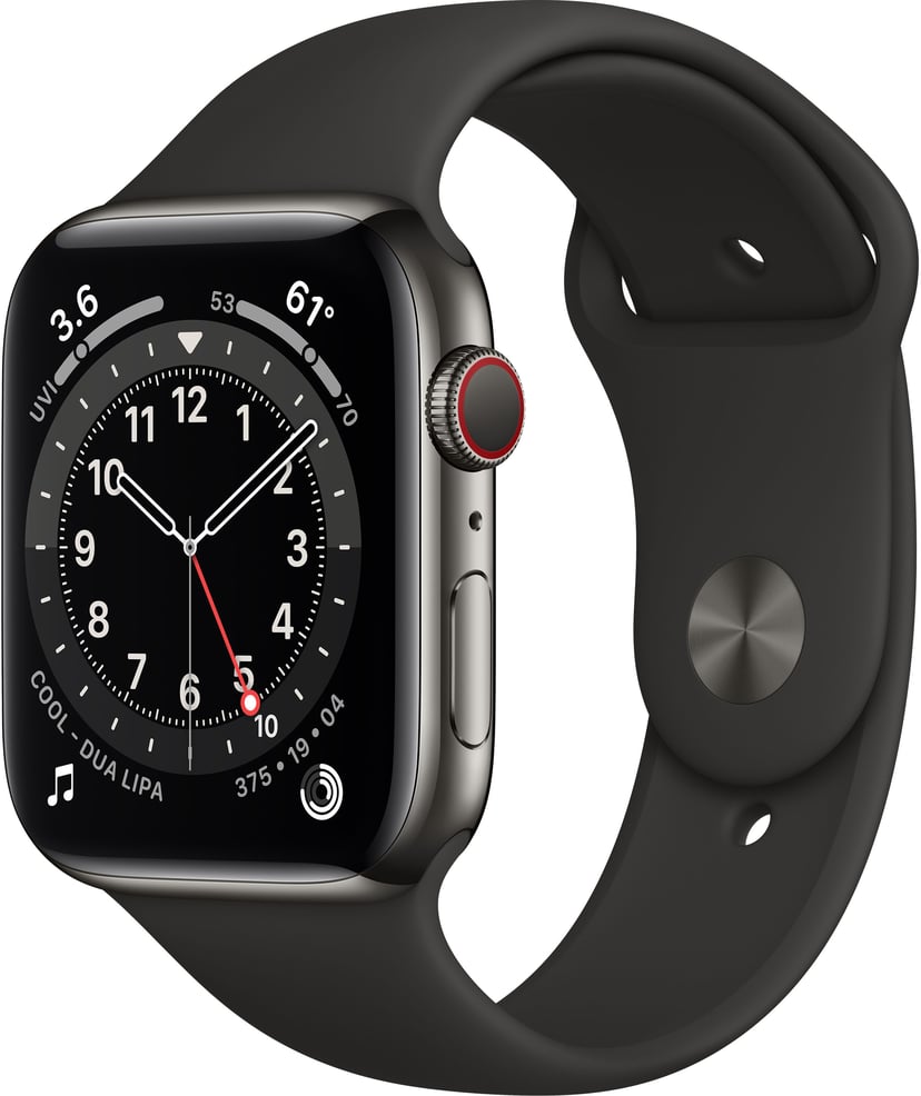 Apple Watch Series 6 GPS + Cellular, 44mm Graphite Stainless Steel Case