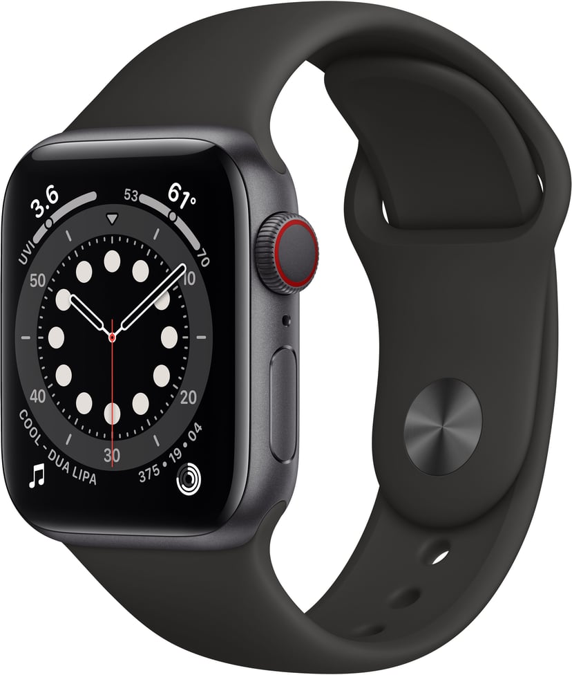 apple watch series se cellular aluminium case sport 40mm