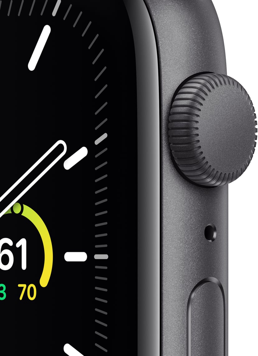 apple watch se 44mm gps space grey black band