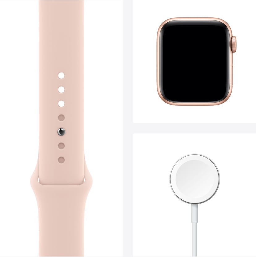 apple watch s4 40mm gold pink band