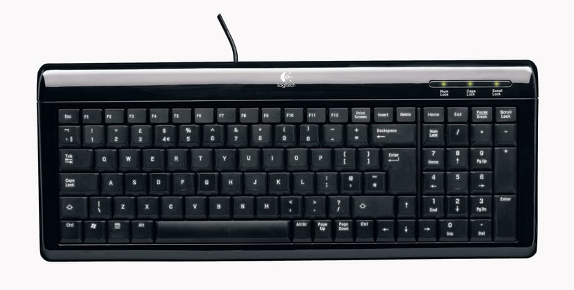 Logitech Ultra-Flat Keyboard tangentbord | Dustinhome.se
