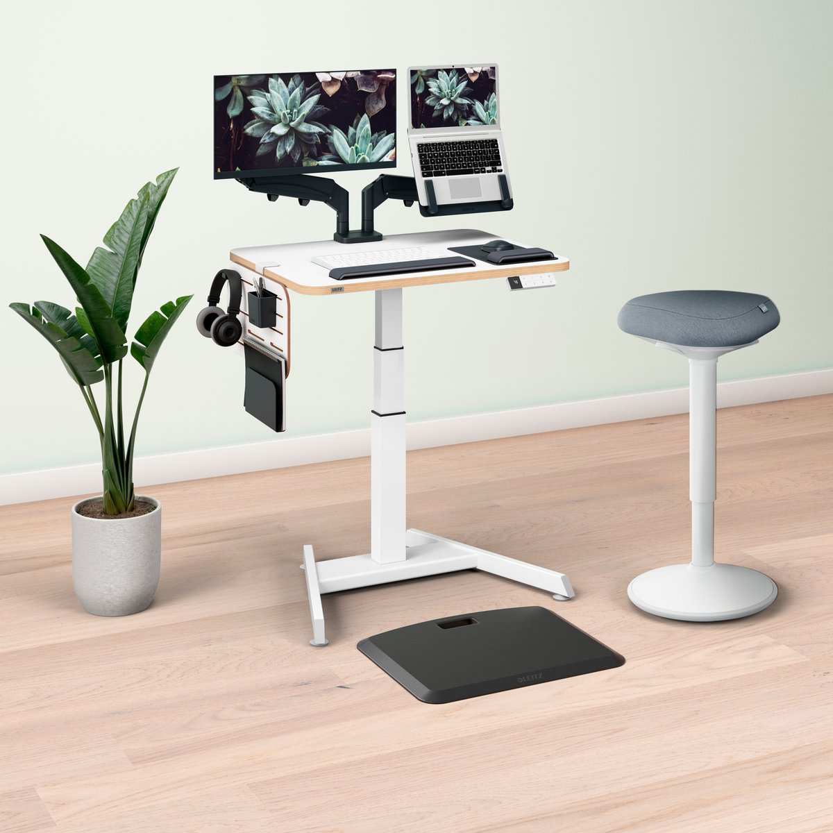 Leitz product Skärmstativ med laptopställ