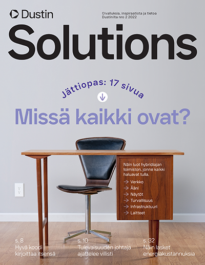The cover of Dustin Solutions Magazine