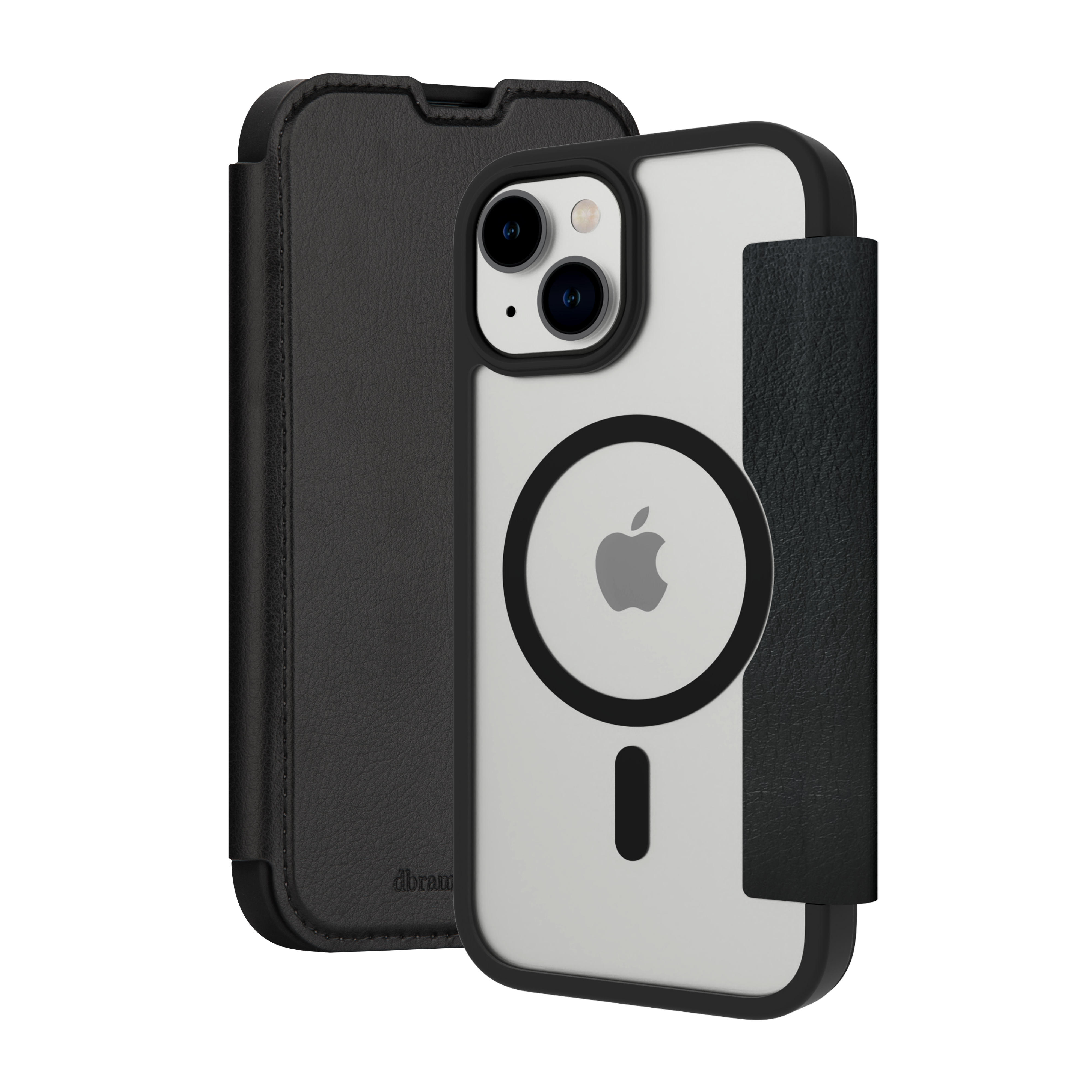 Dbramante1928 Helsinki Magsafe Mobiltelefonetui Folio Sort Iphone 15 Sort